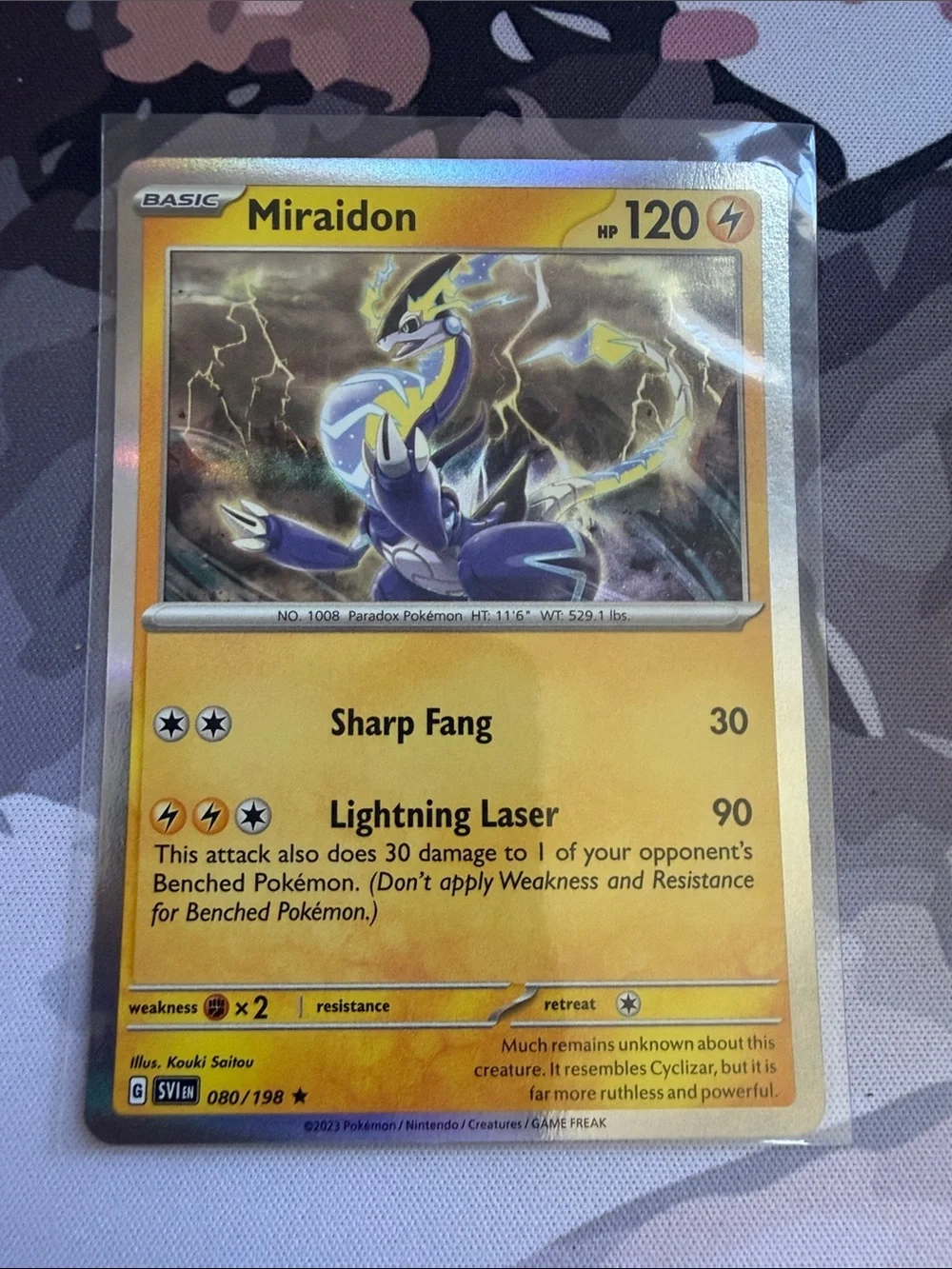 ⚡ Miraidon Pokémon Character Card Lot | 4 Holo & Reverse Holo Cards ✨5/$25✨